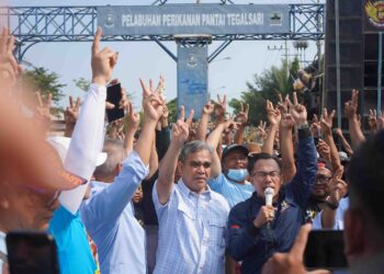 Ribuan Nelayan Tegal dan Sekitarnya Deklarasi Dukung Prabowo-Gibran