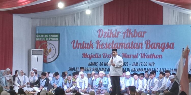 Majelis Dzikir Nurul Wathon Deklarasi Dukung Prabowo-Gibran