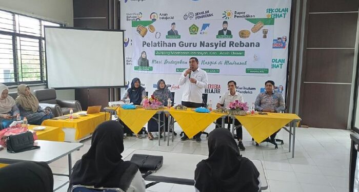 Puluhan Guru di Aceh Besar Dilatih Nasyid Rebana