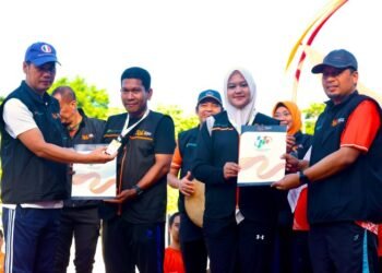 Sekda Aceh Hadiri Senam Bersama, Sosialisasikan Sensus Ekonomi 2026.