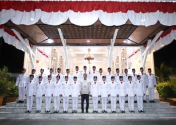 Sekda Aceh Beri Apresiasi kepada Paskibraka 2026 atas Disiplin dan Pengabdian