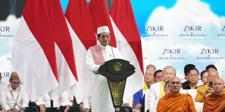 Menag: Bangsa Besar Dibangun dengan Doa, Akhlak, dan Kerukunan